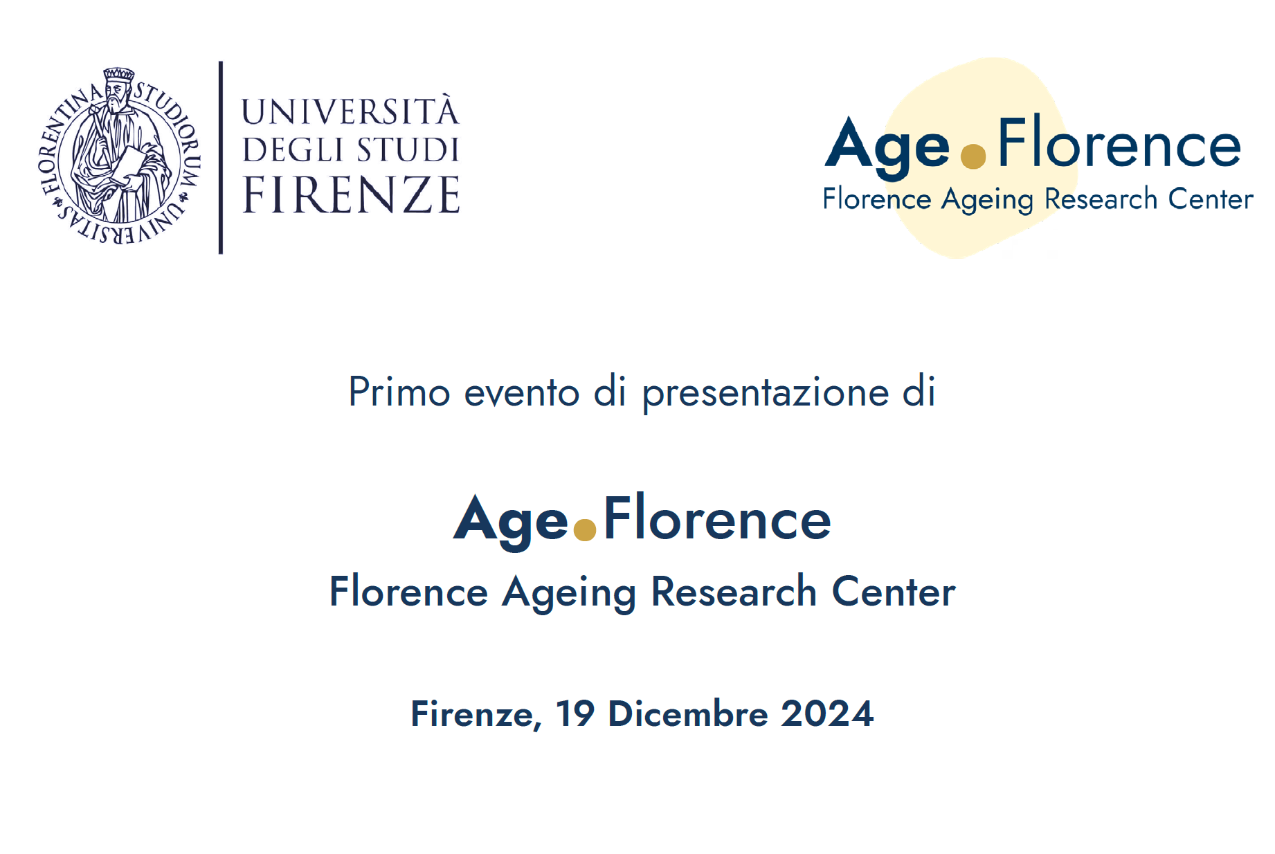 Primo evento di presentazione di Age-Florence